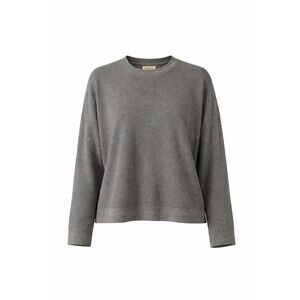 Natural Life Women’s Ribbed Knit Long Sleeve Sweater Top XL Heather Gray